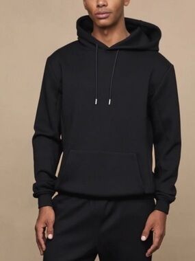 New Raith Black Pullover Hoodie - Classic Hoodie Sweatshirt size Large